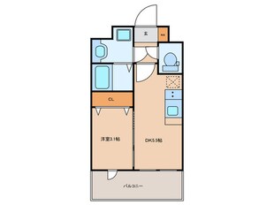 Ｌｉｖｅ　Ｃａｓａ　県庁前の物件間取画像